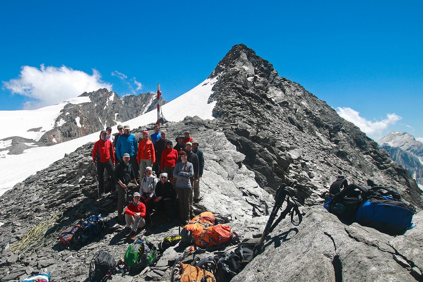 Bild von der Alpenwanderung